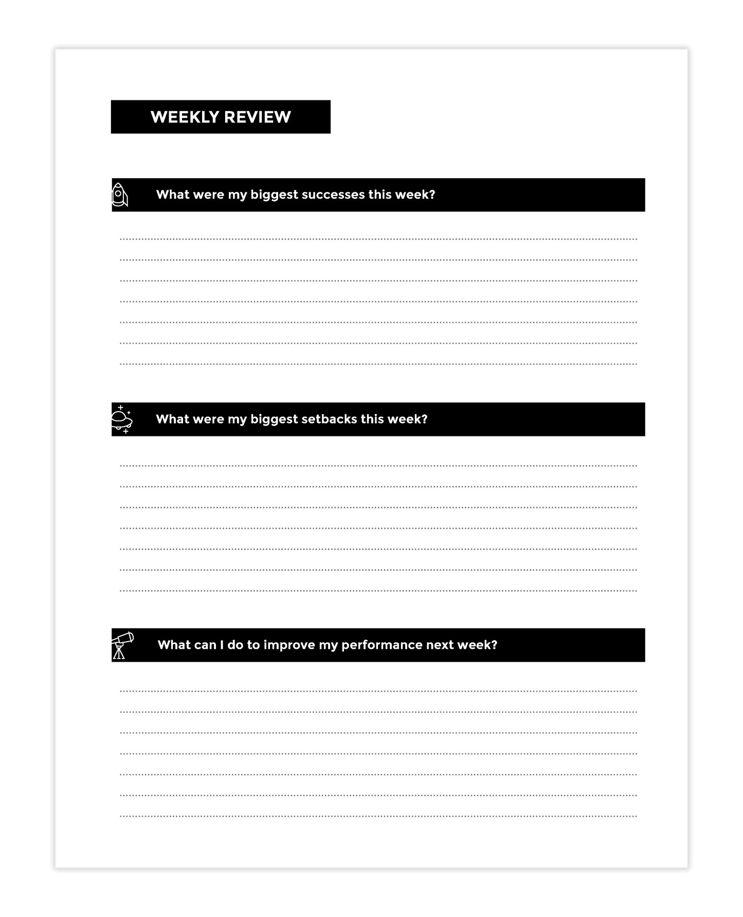 The Moonshot OKR Planner - Digital